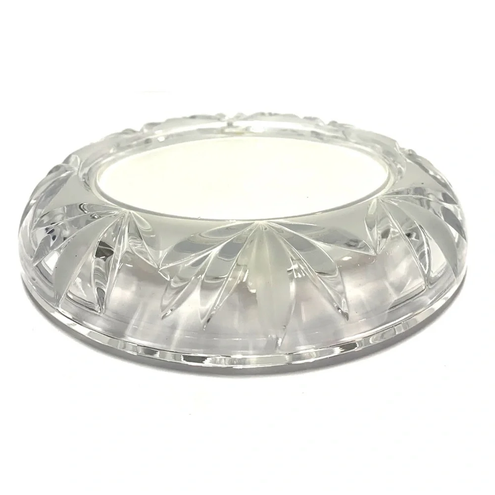 Vintage Studio Nova Poem Crystal Trinket Jewelry Box with Photo Frame Lid